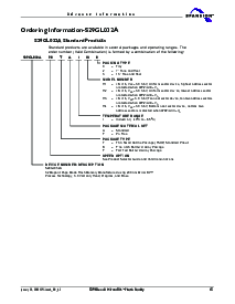 浏览型号S29GL032A11BFIR21的Datasheet PDF文件第17页
