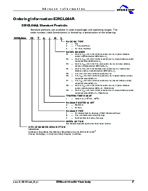 浏览型号S29GL032A11BFIR21的Datasheet PDF文件第19页