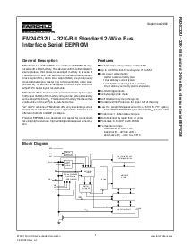 浏览型号FM24C32的Datasheet PDF文件第1页