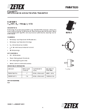 浏览型号FMMT620的Datasheet PDF文件第1页