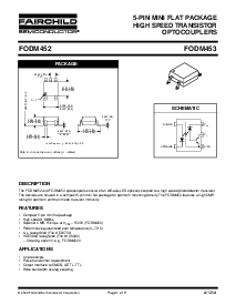 浏览型号FODM452的Datasheet PDF文件第1页