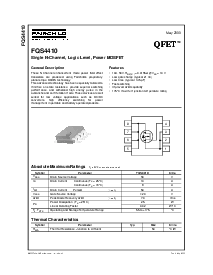 浏览型号FQS4410的Datasheet PDF文件第1页