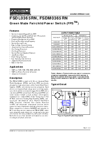 浏览型号FSDM0265RL的Datasheet PDF文件第1页