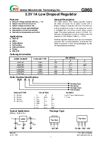 浏览型号G960T45U的Datasheet PDF文件第1页