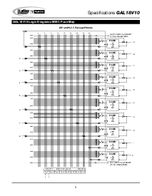 浏览型号GAL18V10的Datasheet PDF文件第5页