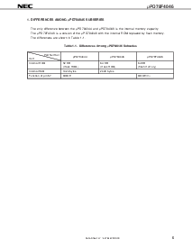 浏览型号UPD78F4046GC-3B9的Datasheet PDF文件第5页