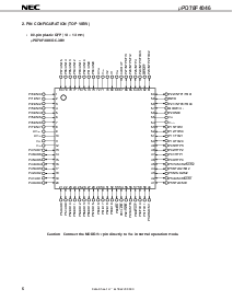 浏览型号UPD78F4046GC-3B9的Datasheet PDF文件第6页