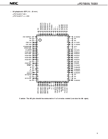 浏览型号UPD78320GF-3B9的Datasheet PDF文件第5页