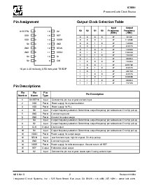 浏览型号ICS661GILFTR的Datasheet PDF文件第2页