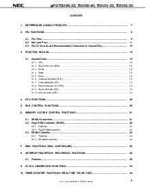 浏览型号UPD703100GJ-33-8EU的Datasheet PDF文件第5页