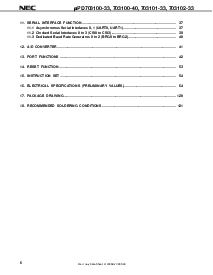 浏览型号UPD703100GJ-33-8EU的Datasheet PDF文件第6页