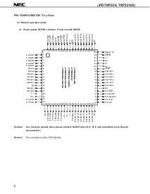 浏览型号UPD78P324GJA-5BJ的Datasheet PDF文件第4页