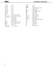 浏览型号UPD78P324GJA-5BJ的Datasheet PDF文件第6页