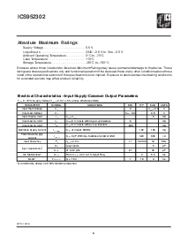 浏览型号ICS952302yGLF-T的Datasheet PDF文件第6页