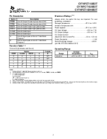浏览型号74FCT162H952ATPACT的Datasheet PDF文件第2页
