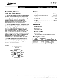 浏览型号HA7-5142-2的Datasheet PDF文件第1页