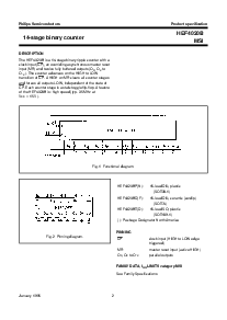 浏览型号HEF4020BT的Datasheet PDF文件第2页