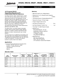 浏览型号HIN211CB的Datasheet PDF文件第1页