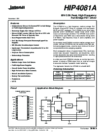 浏览型号HIP4081AIB的Datasheet PDF文件第1页
