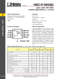 浏览型号HMC414MS8G的Datasheet PDF文件第1页