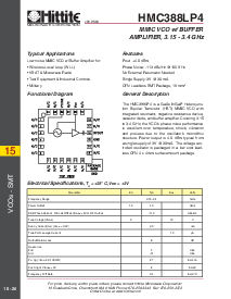 浏览型号HMC388LP4的Datasheet PDF文件第1页