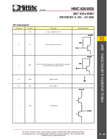 浏览型号HMC426MS8的Datasheet PDF文件第4页