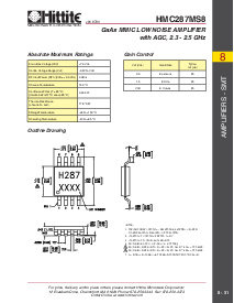 浏览型号HMC287MS8的Datasheet PDF文件第4页