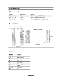 浏览型号HN58V1001P-25的Datasheet PDF文件第2页