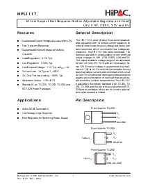 浏览型号HPL1117的Datasheet PDF文件第1页
