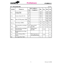 浏览型号HT48R06A-1的Datasheet PDF文件第5页