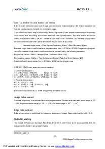 浏览型号HV7131RP的Datasheet PDF文件第12页