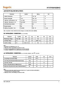 浏览型号HY57V641620HGT-7I的Datasheet PDF文件第4页