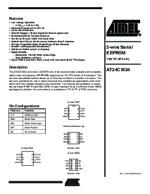 浏览型号AT24C1024-10PI-2.7的Datasheet PDF文件第1页