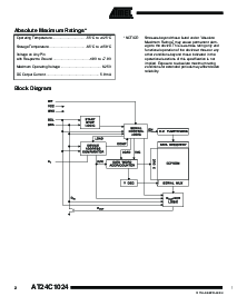 浏览型号AT24C1024-10PI-2.7的Datasheet PDF文件第2页