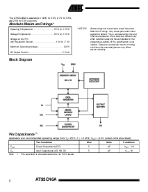 浏览型号AT93C46A-10SI-2.7的Datasheet PDF文件第2页