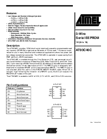 浏览型号AT93C46C-10SI-2.7的Datasheet PDF文件第1页