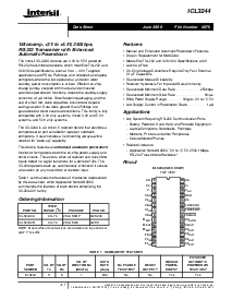 浏览型号ICL3244CA的Datasheet PDF文件第1页
