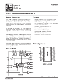 浏览型号ICS1886M的Datasheet PDF文件第1页