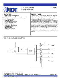 浏览型号IDT2305-1HDC的Datasheet PDF文件第1页