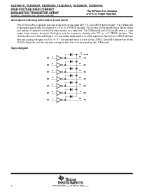 浏览型号ULN2003ANSR的Datasheet PDF文件第2页