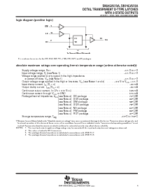 浏览型号SN74LV573APW的Datasheet PDF文件第3页