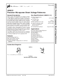 浏览型号LM4051BIM3X-ADJ的Datasheet PDF文件第1页