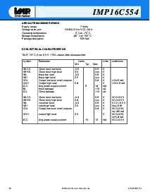 浏览型号IMP16C554-CJ68的Datasheet PDF文件第12页