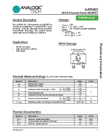 浏览型号AAT9055INY-T1的Datasheet PDF文件第1页