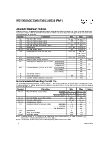 浏览型号IR2136SPBF的Datasheet PDF文件第2页