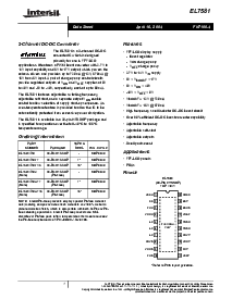 浏览型号EL7581IREZ的Datasheet PDF文件第1页