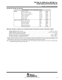 浏览型号MSP430F1491IRTD的Datasheet PDF文件第23页