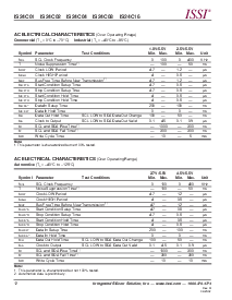 浏览型号IS24C02-3ZI的Datasheet PDF文件第12页
