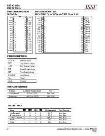 浏览型号IS61C1024L-20H的Datasheet PDF文件第2页
