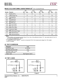 浏览型号IS61C1024L-20TI的Datasheet PDF文件第5页